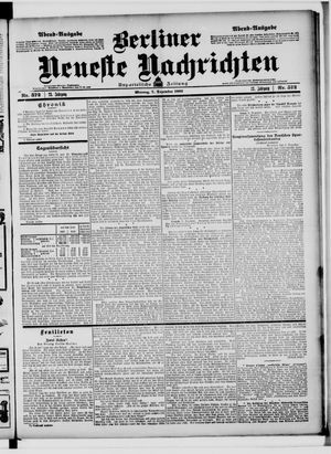 Berliner Neueste Nachrichten vom 07.12.1903