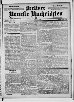 Berliner Neueste Nachrichten on Dec 11, 1903
