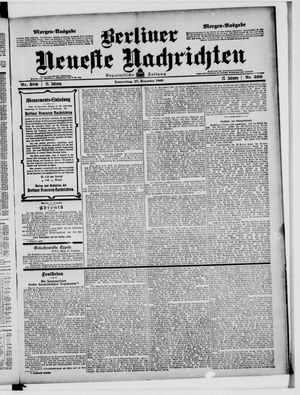 Berliner Neueste Nachrichten vom 17.12.1903