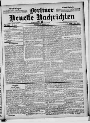 Berliner Neueste Nachrichten vom 17.12.1903