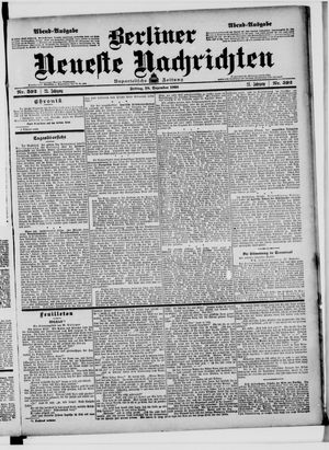 Berliner Neueste Nachrichten vom 18.12.1903