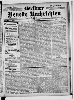 Berliner Neueste Nachrichten on Dec 20, 1903