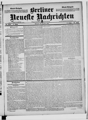 Berliner Neueste Nachrichten vom 23.12.1903