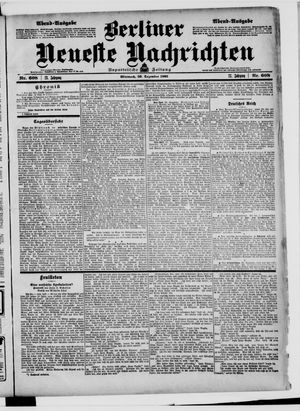 Berliner Neueste Nachrichten vom 30.12.1903