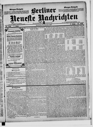 Berliner Neueste Nachrichten vom 31.12.1903