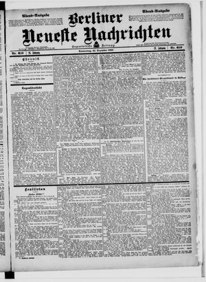 Berliner Neueste Nachrichten vom 31.12.1903