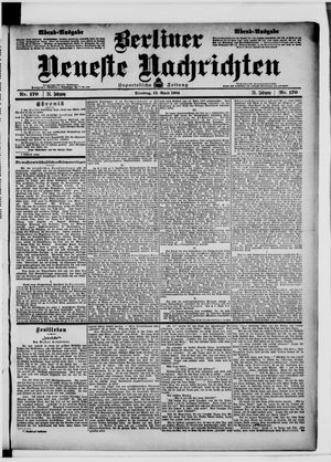 Berliner neueste Nachrichten vom 12.04.1904