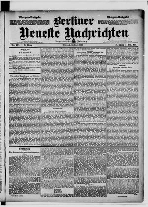 Berliner neueste Nachrichten on Apr 13, 1904