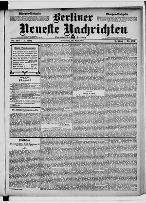 Berliner Neueste Nachrichten on Apr 28, 1904