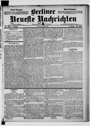 Berliner Neueste Nachrichten vom 03.05.1904