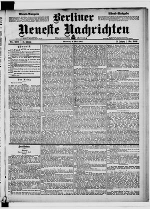 Berliner Neueste Nachrichten vom 04.05.1904