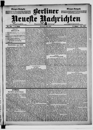Berliner neueste Nachrichten on May 6, 1904
