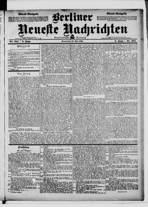 Berliner Neueste Nachrichten vom 14.05.1904