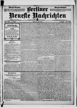 Berliner neueste Nachrichten vom 27.05.1904