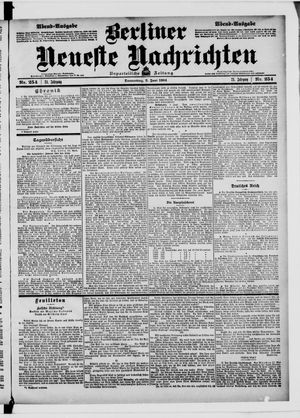 Berliner neueste Nachrichten on Jun 2, 1904