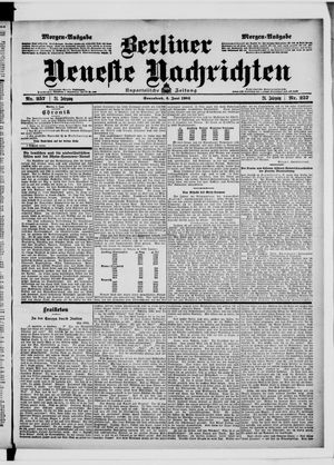 Berliner neueste Nachrichten on Jun 4, 1904