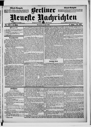 Berliner Neueste Nachrichten vom 04.06.1904