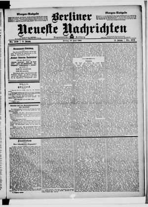 Berliner Neueste Nachrichten vom 17.06.1904