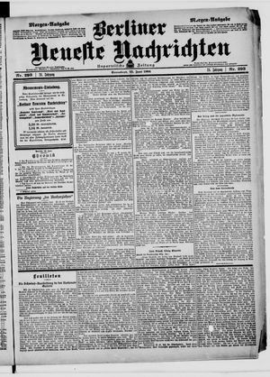Berliner Neueste Nachrichten vom 25.06.1904