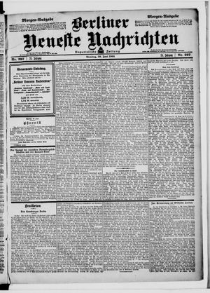 Berliner Neueste Nachrichten vom 28.06.1904
