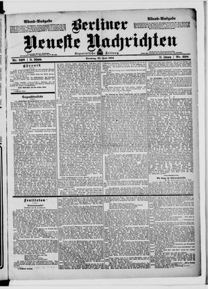 Berliner Neueste Nachrichten vom 28.06.1904