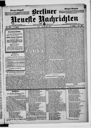 Berliner Neueste Nachrichten vom 30.06.1904