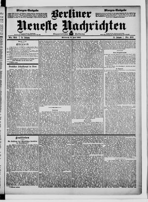 Berliner Neueste Nachrichten vom 06.07.1904