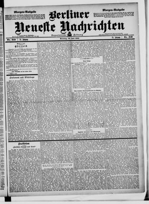 Berliner neueste Nachrichten vom 10.07.1904