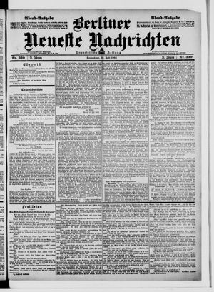 Berliner neueste Nachrichten on Jul 16, 1904