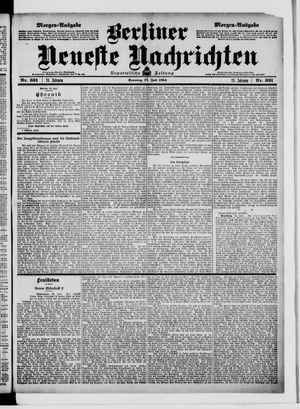 Berliner Neueste Nachrichten vom 17.07.1904