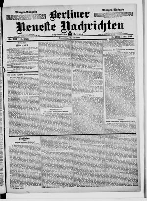 Berliner Neueste Nachrichten on Jul 21, 1904