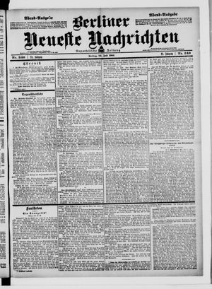 Berliner neueste Nachrichten vom 22.07.1904