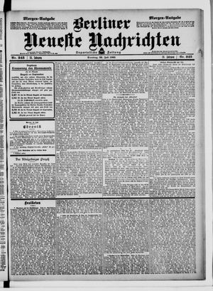 Berliner neueste Nachrichten vom 26.07.1904