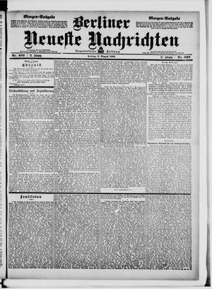 Berliner Neueste Nachrichten on Aug 5, 1904