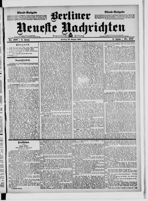 Berliner neueste Nachrichten on Aug 19, 1904