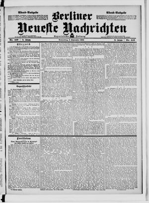 Berliner Neueste Nachrichten on Sep 1, 1904
