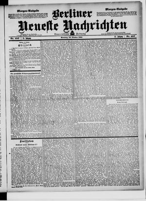 Berliner neueste Nachrichten on Oct 16, 1904
