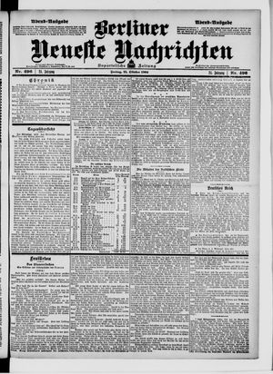 Berliner neueste Nachrichten vom 21.10.1904
