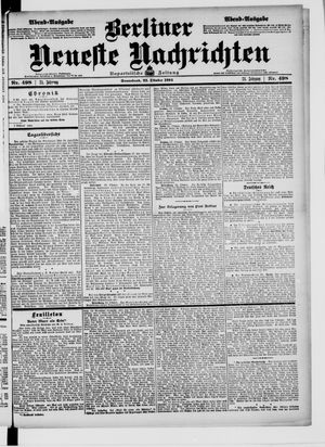 Berliner neueste Nachrichten vom 22.10.1904