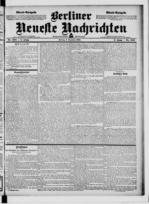 Berliner Neueste Nachrichten vom 09.12.1904