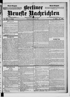 Berliner neueste Nachrichten vom 10.12.1904