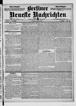 Berliner Neueste Nachrichten vom 03.01.1905