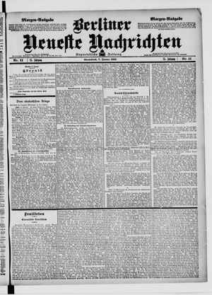 Berliner Neueste Nachrichten vom 07.01.1905