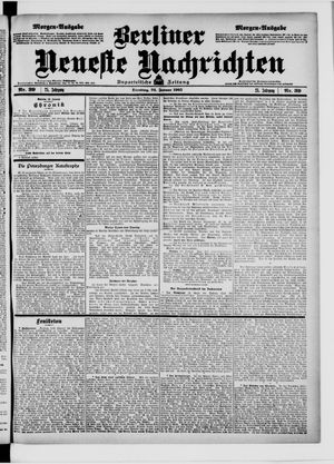 Berliner Neueste Nachrichten vom 24.01.1905