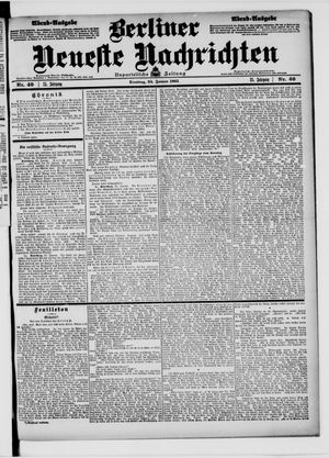 Berliner Neueste Nachrichten vom 24.01.1905