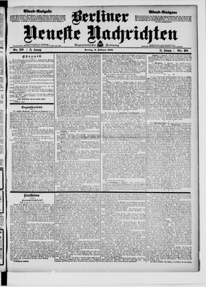 Berliner Neueste Nachrichten vom 03.02.1905