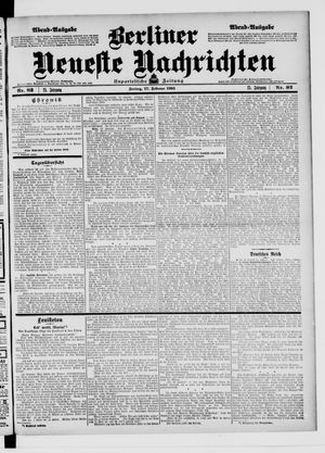 Berliner Neueste Nachrichten vom 17.02.1905