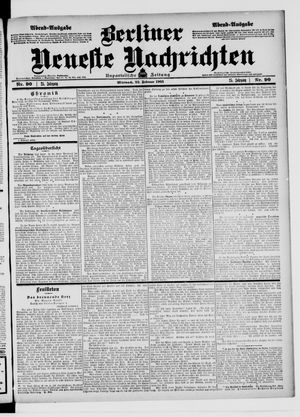 Berliner Neueste Nachrichten on Feb 22, 1905