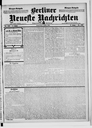 Berliner Neueste Nachrichten vom 02.03.1905