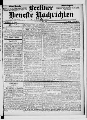 Berliner Neueste Nachrichten vom 04.03.1905